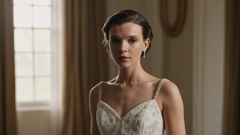 Millie Bobby Brown Wedding Dress
